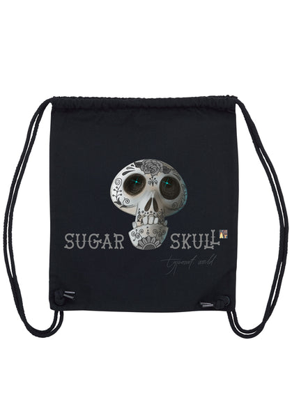 sugar skull gym bag TYPOART