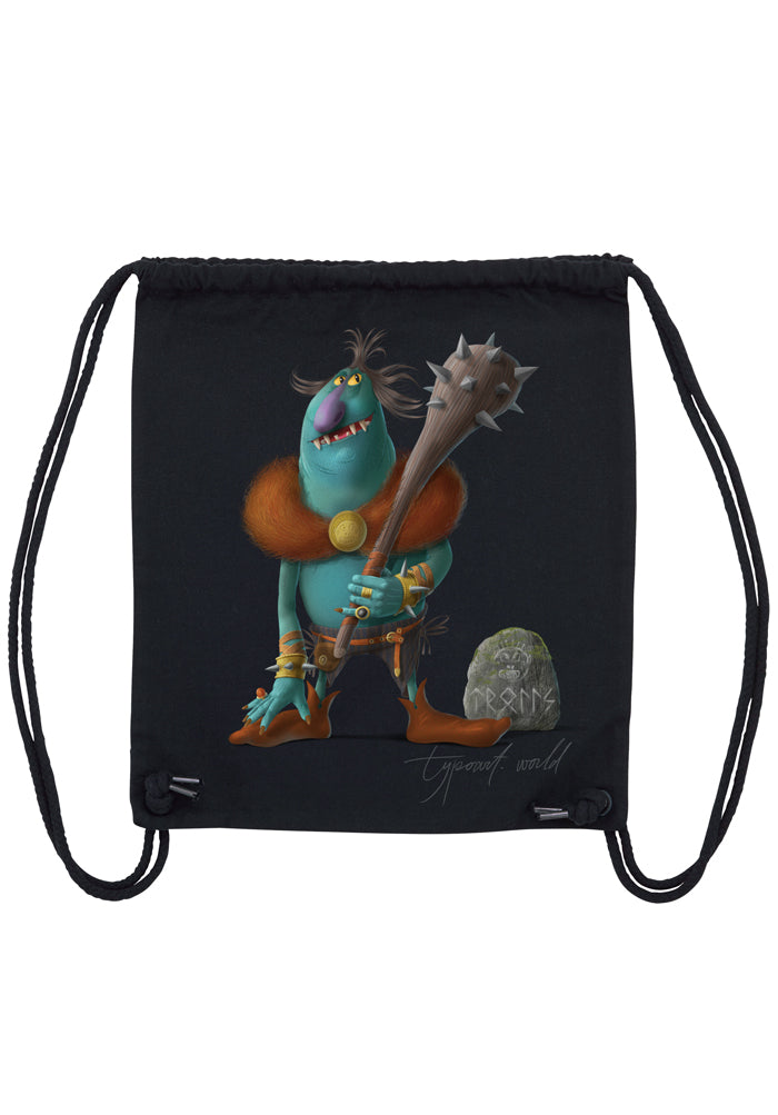 troll gym bag TYPOART souvenir