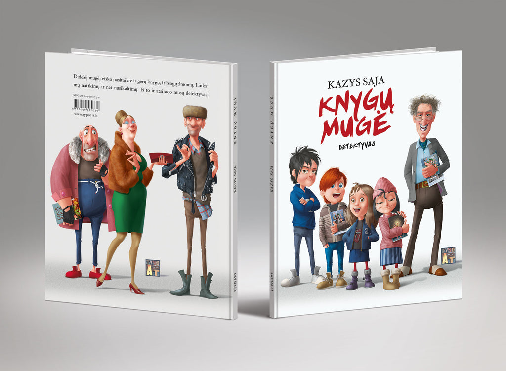 knygų mugė detektyvas Kazys Saja TYPOART