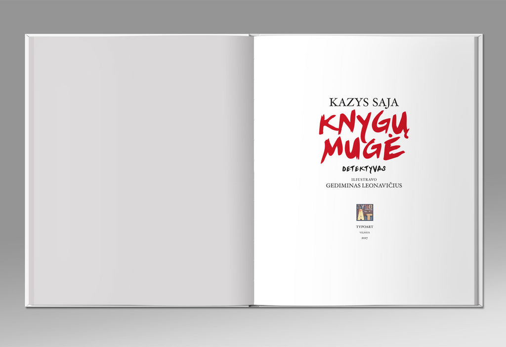 knygų mugė detektyvas Kazys Saja TYPOART