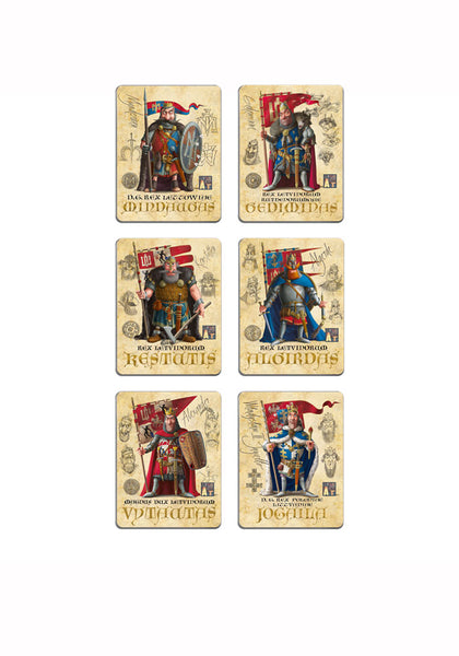 RULERS OF LITHUANIA / Fridge magnets