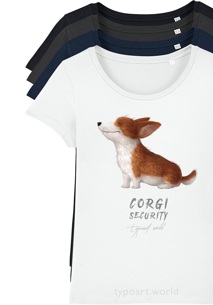corgi security tshirts TYPOART