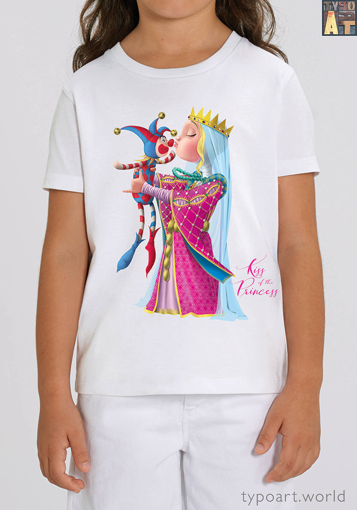 kiss of the princess tshirts typoart