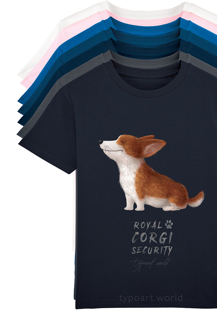 corgi security tshirts TYPOART