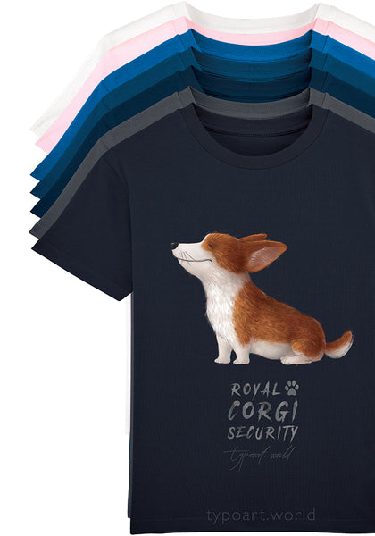 corgi security tshirts TYPOART