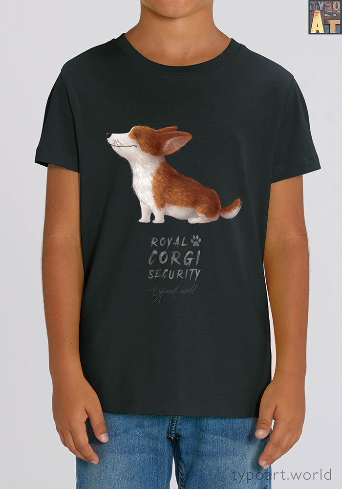 corgi security tshirts TYPOART