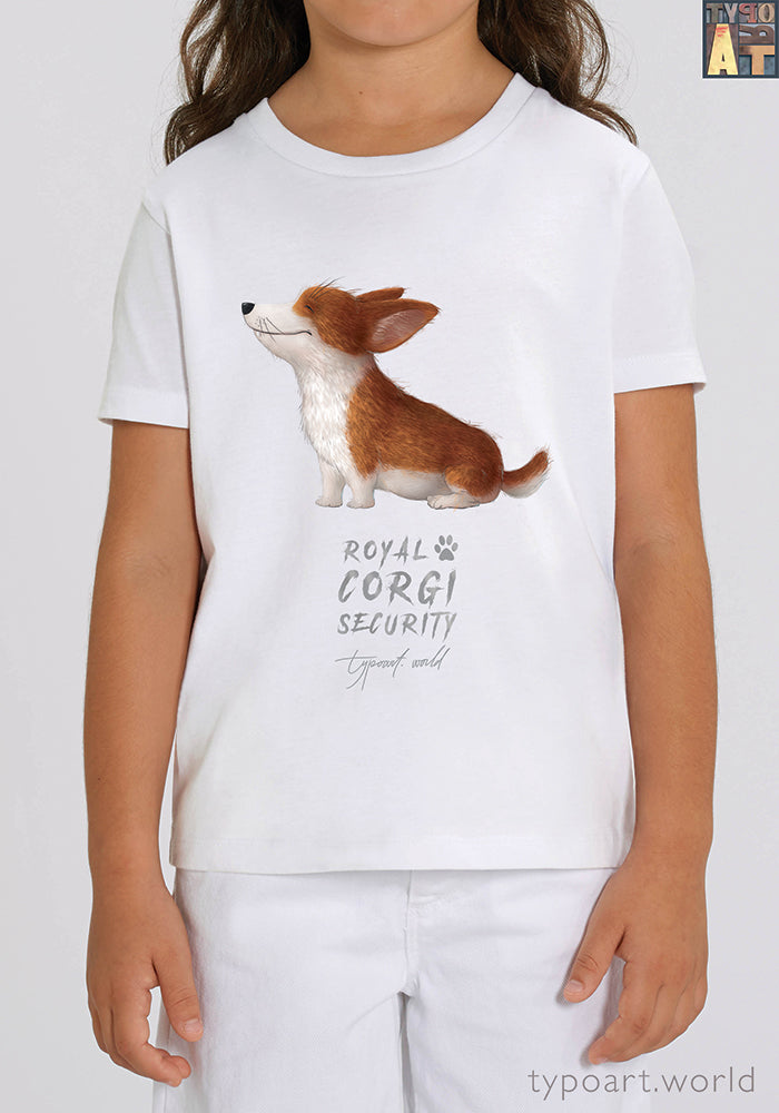 corgi security tshirts TYPOART