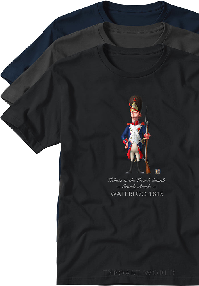 Tribute French Guards Grande Armee T-shirts TYPOART