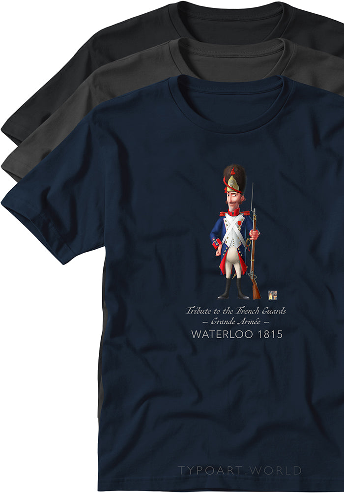 Tribute French Guards Grande Armee T-shirts TYPOART