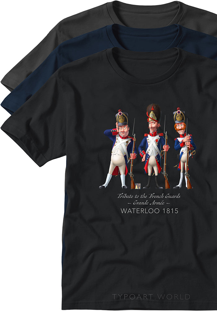Tribute French Guards Grande Armee T-shirts TYPOART