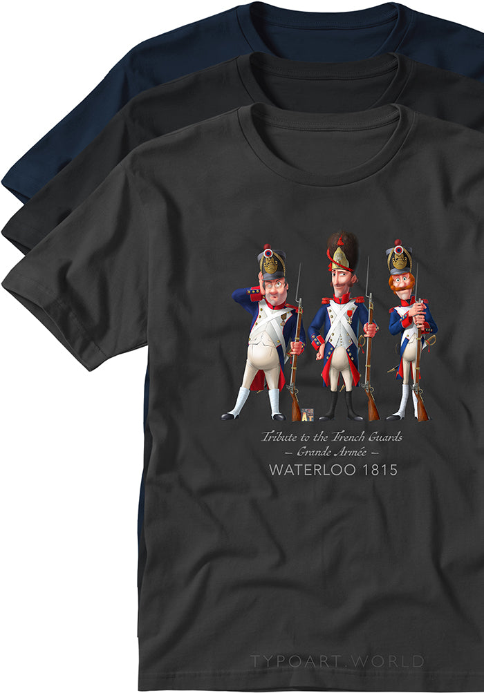 Tribute French Guards Grande Armee T-shirts TYPOART