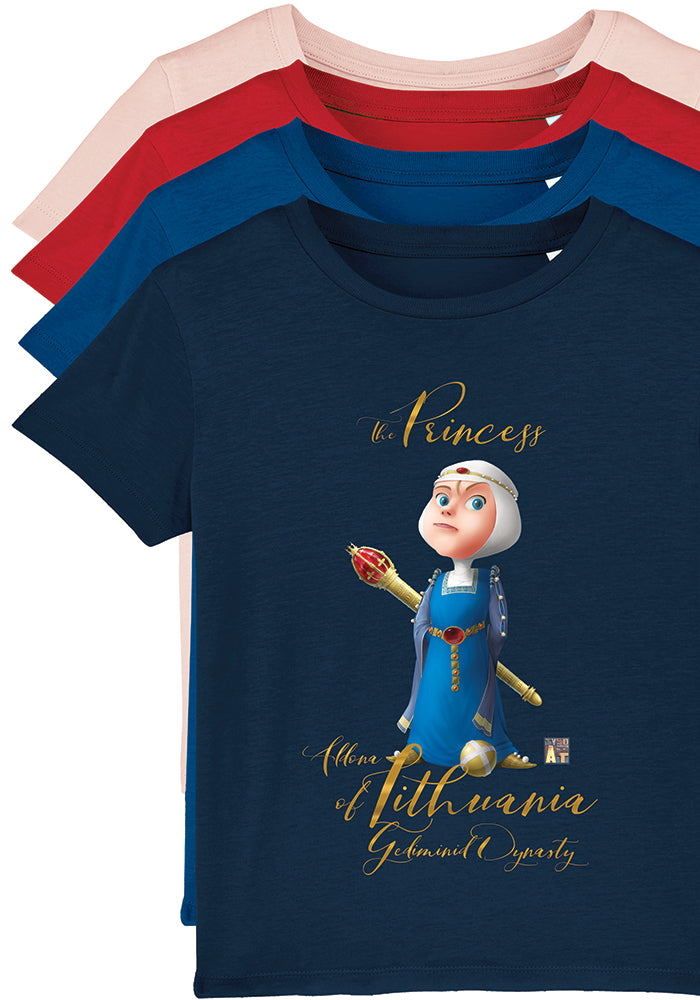 Aldona Princess Gediminid Dynasty Grand Duchy of Lithuania T-shirts souvenir TYPOART