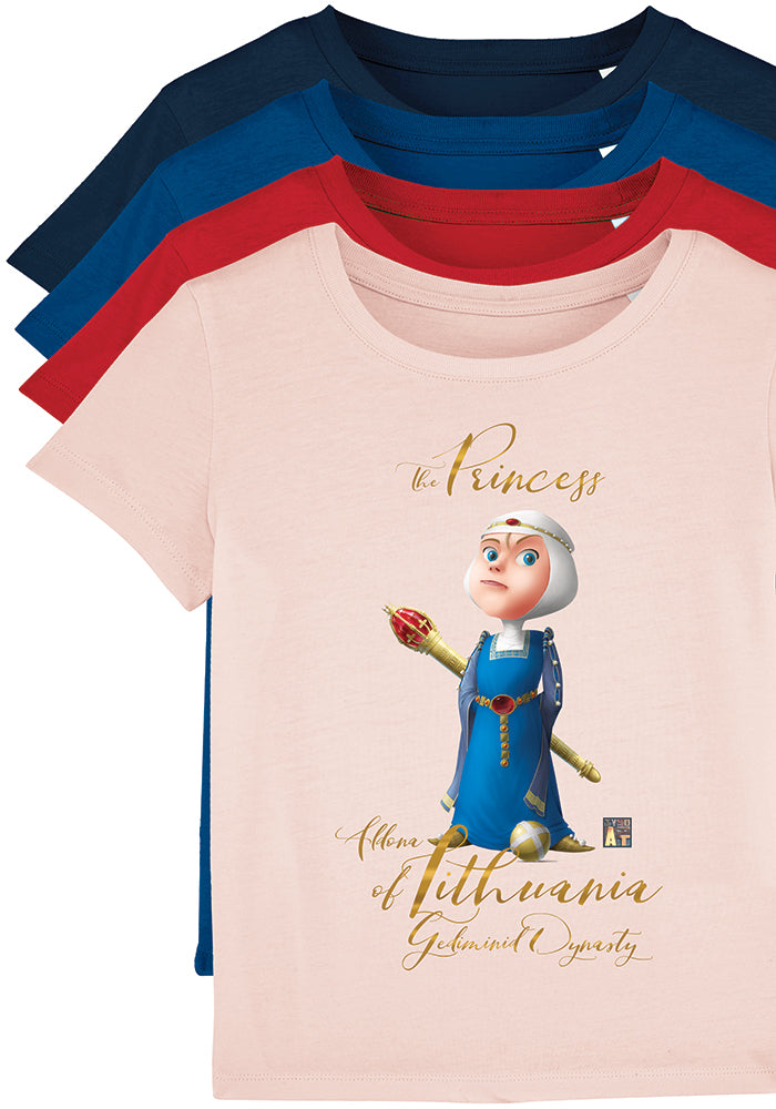 Aldona Princess Gediminid Dynasty Grand Duchy of Lithuania T-shirts souvenir TYPOART