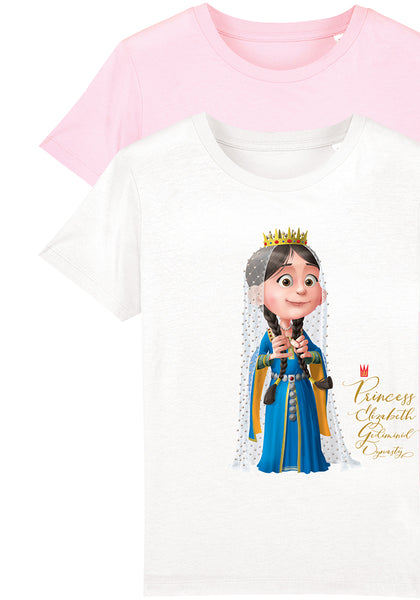 princess Elizabeth tshirts typoart
