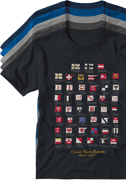 Battle Tannenberg Grunwald Žalgiris banners T-shirts TYPOART souvenirs