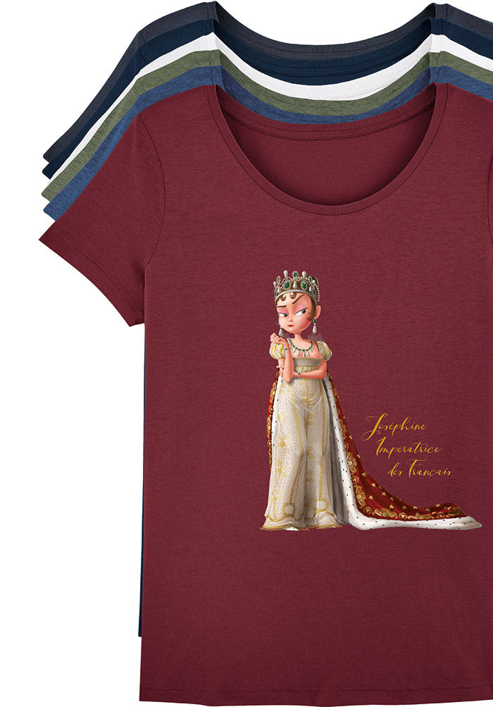 Empress Josephine French history souvenirs T-shirts TYPOART Lithuania
