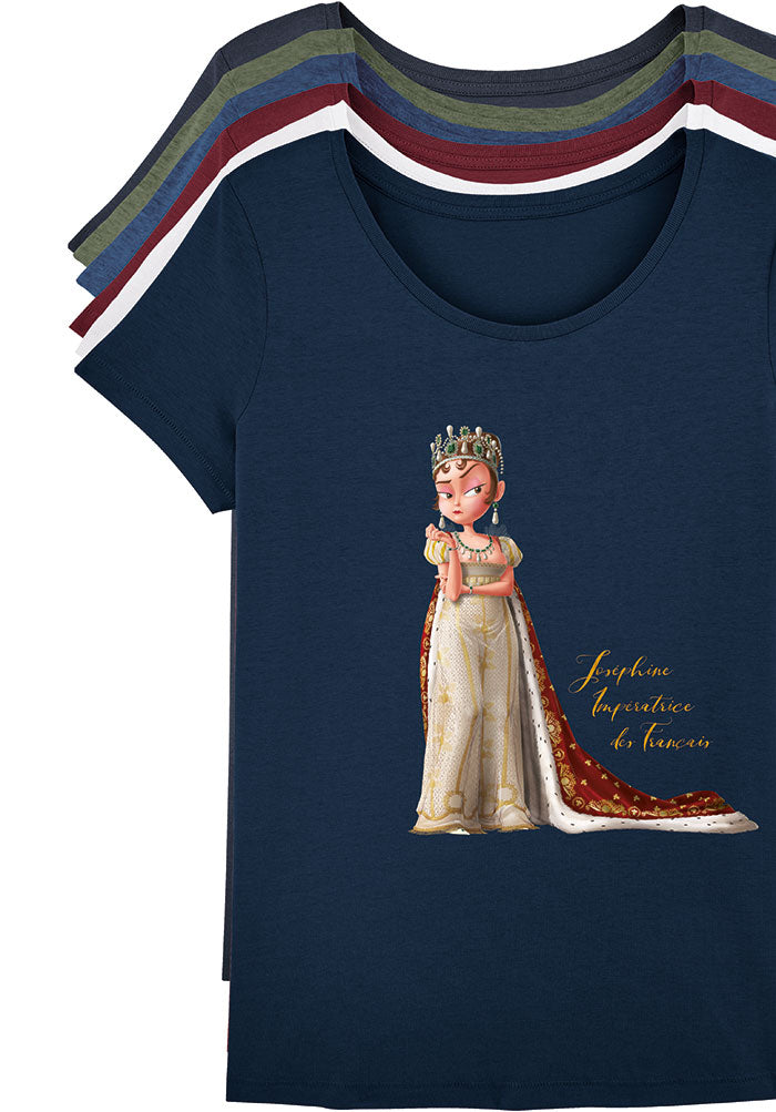 Empress Josephine French history souvenirs T-shirts TYPOART Lithuania