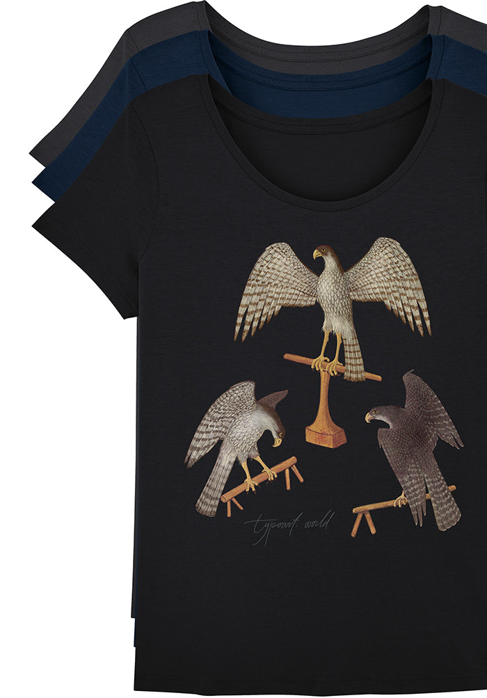 3 falcons medieval times T-shirts TYPOART souvenir