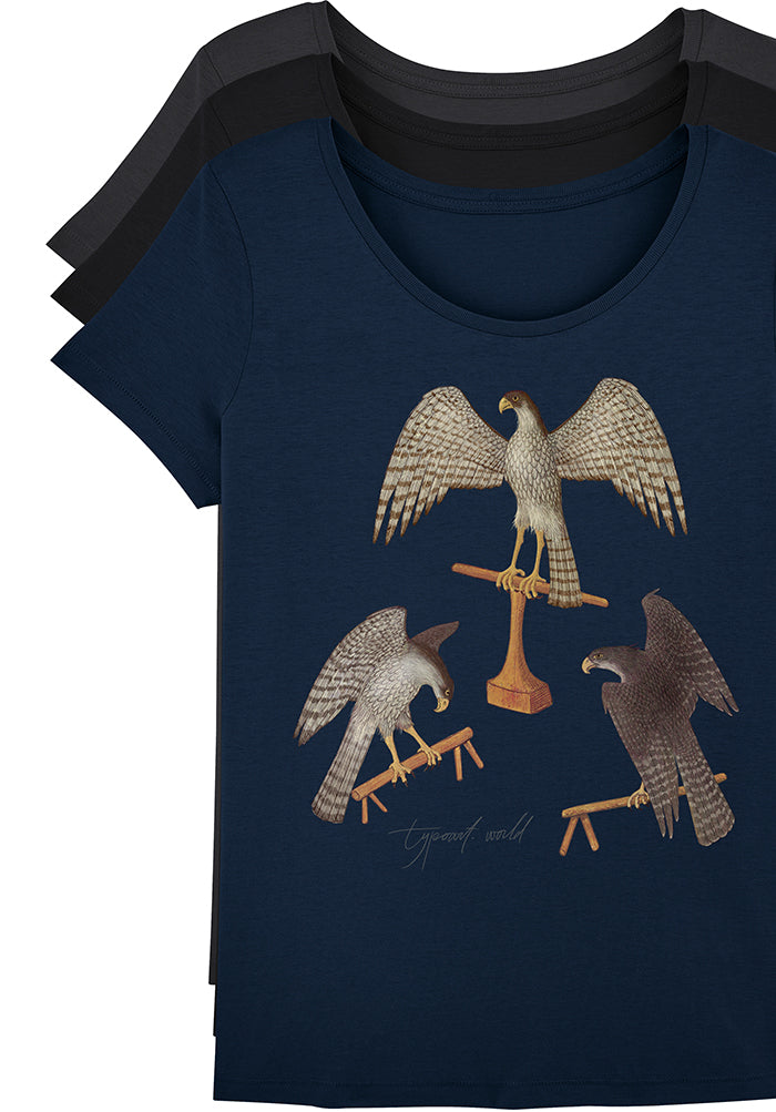 3 falcons medieval times T-shirts TYPOART souvenir