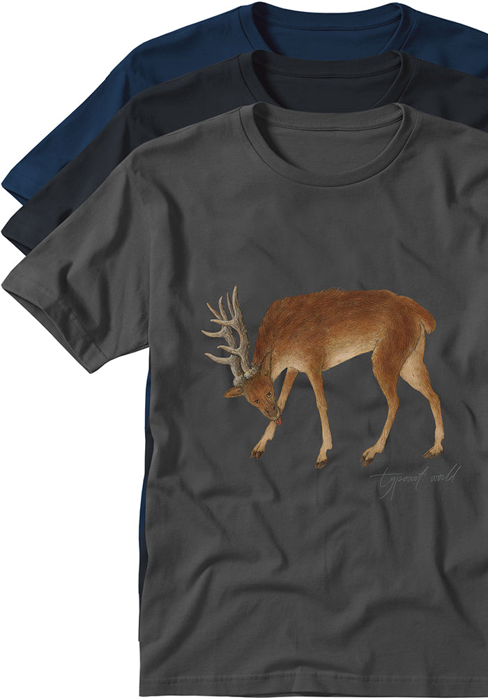 deer medieval T-shirts TYPOART