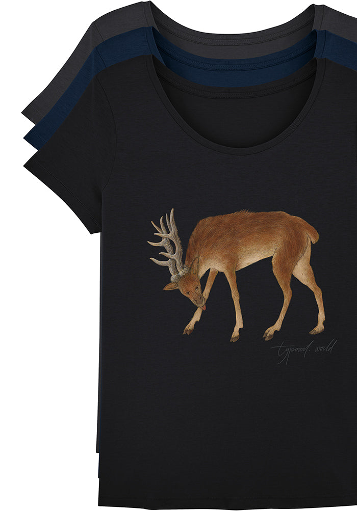 deer medieval times T-shirts TYPOART