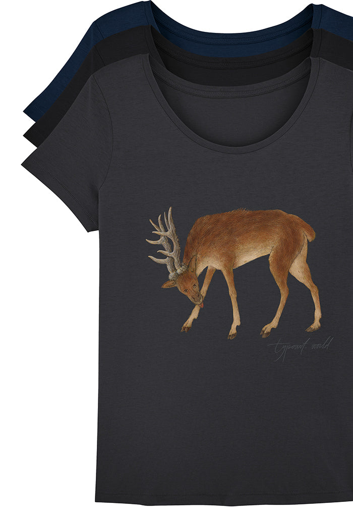 deer medieval times T-shirts TYPOART