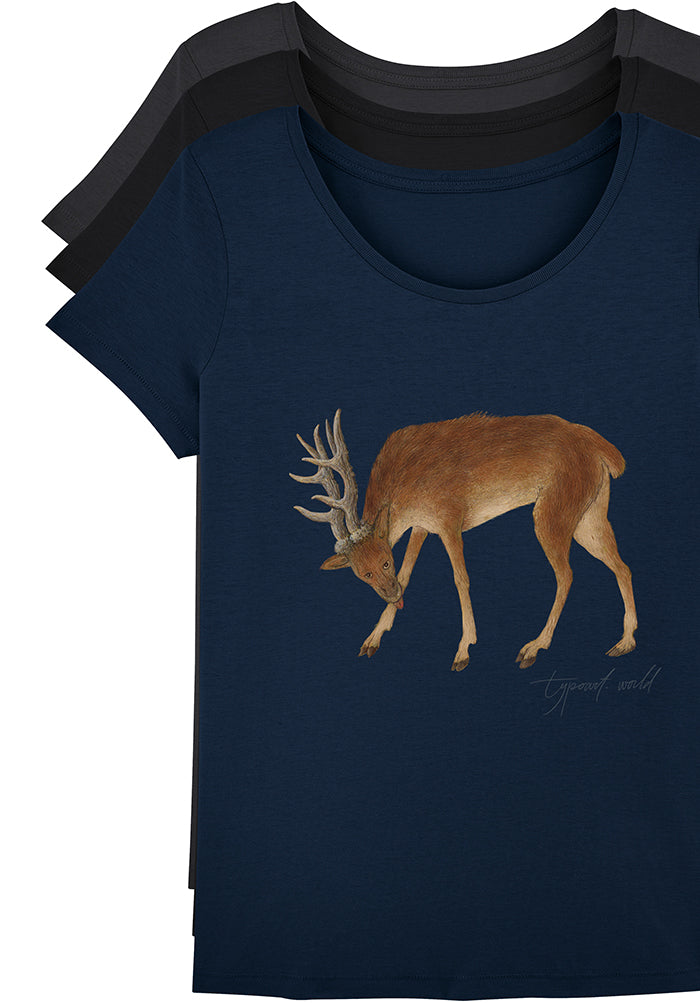 deer medieval times T-shirts TYPOART