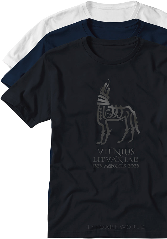 iron wolf calligraphy t-shirts TYPOART