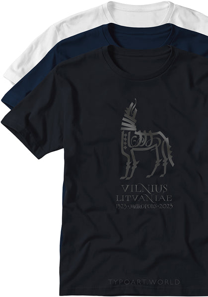 iron wolf calligraphy t-shirts TYPOART