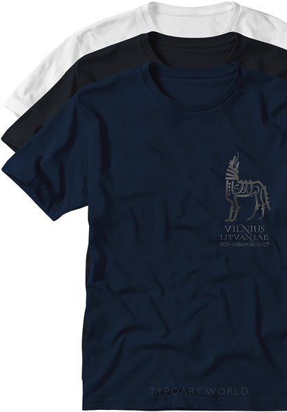 iron wolf calligraphy t-shirts TYPOART