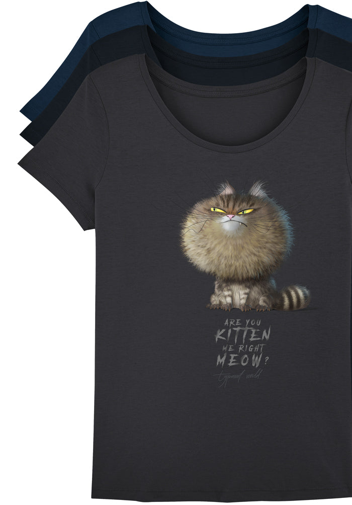 are you kitten me right meow shirt TYPOART