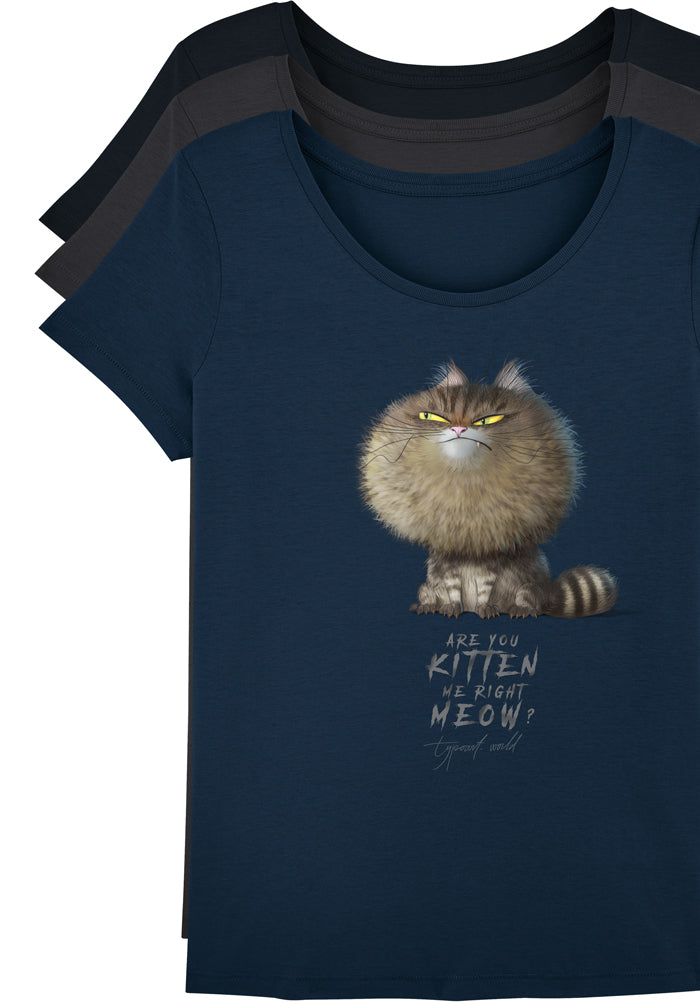 are you kitten me right meow shirt TYPOART