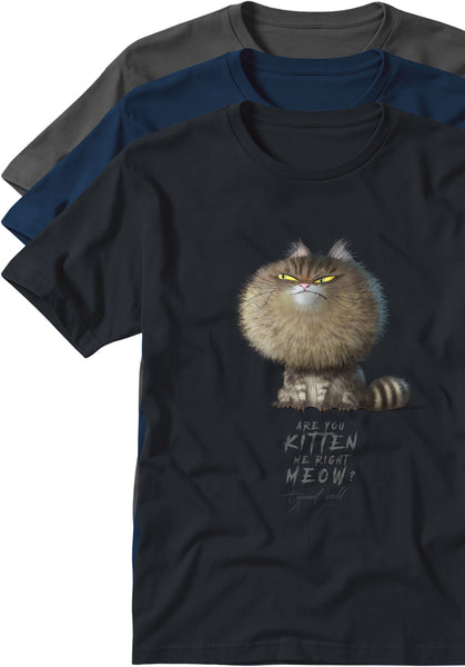 are you kitten me right meow shirt TYPOART