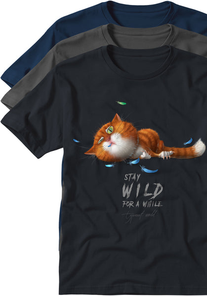 stay wild for a while shirts TYPOART