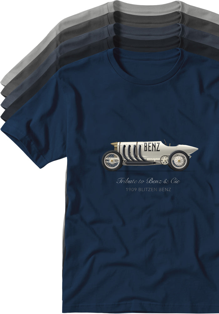 BLITZEN BENZ 1909 T-shirts TYPOART historical souvenirs