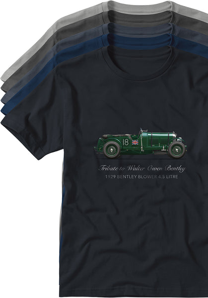 Bentley Blower 4.5 Litre 1929 T-shirts TYPOART historical souvenirs