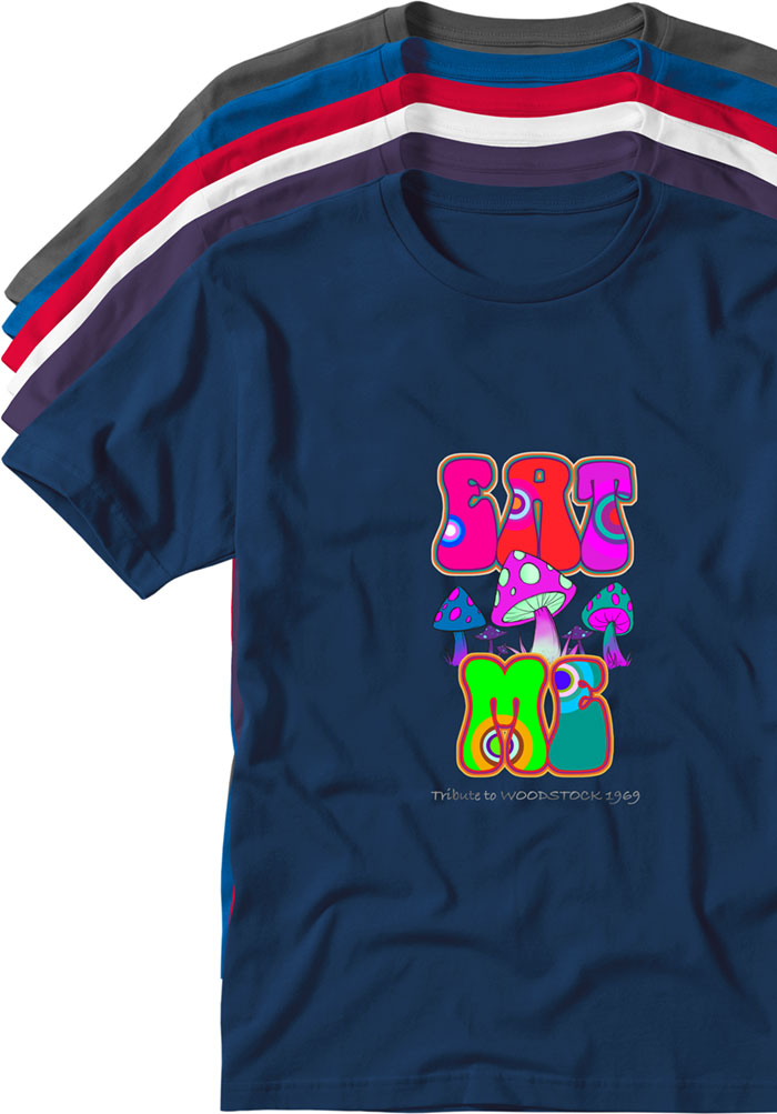 eat me T-shirts TYPOART