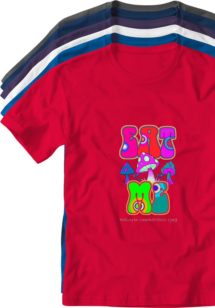 eat me T-shirts TYPOART