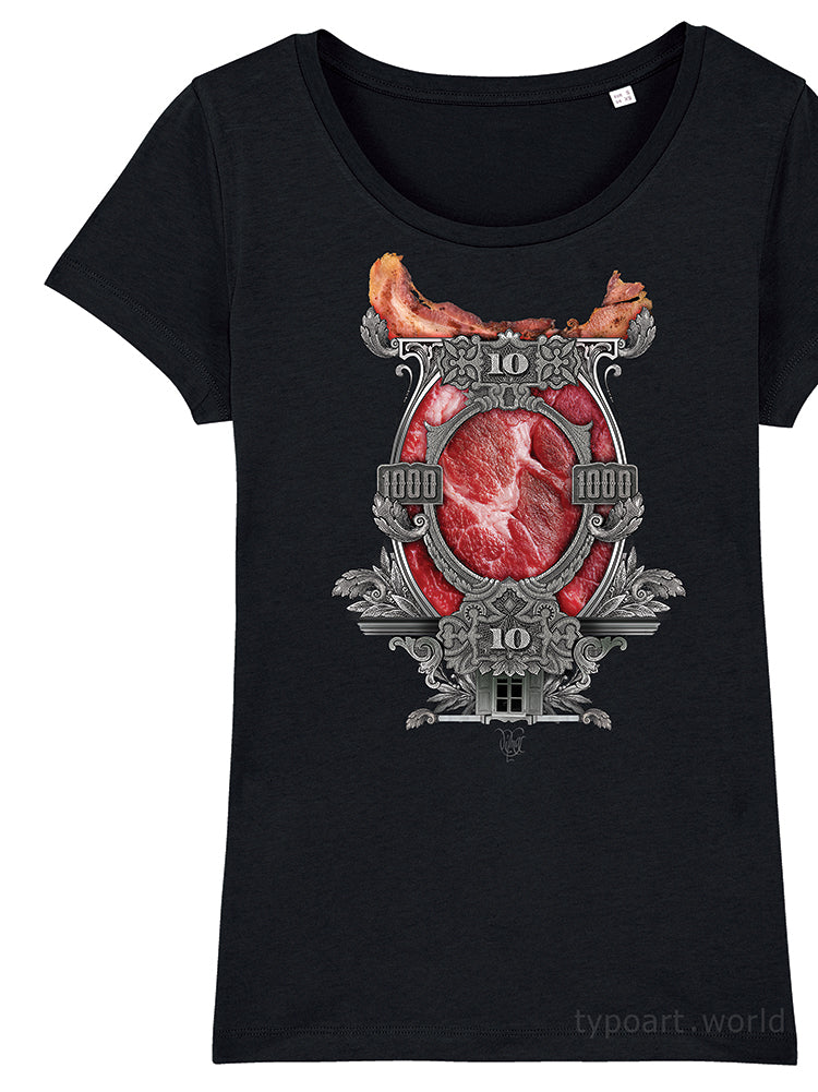 meat mėsa  fantasy art t-shirts souvenir Vilmas Narečionis TYPOART