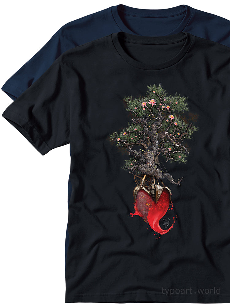 tree fantasy art t-shirts TYPOART