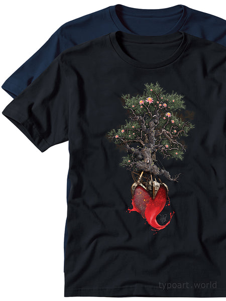 tree fantasy art t-shirts TYPOART