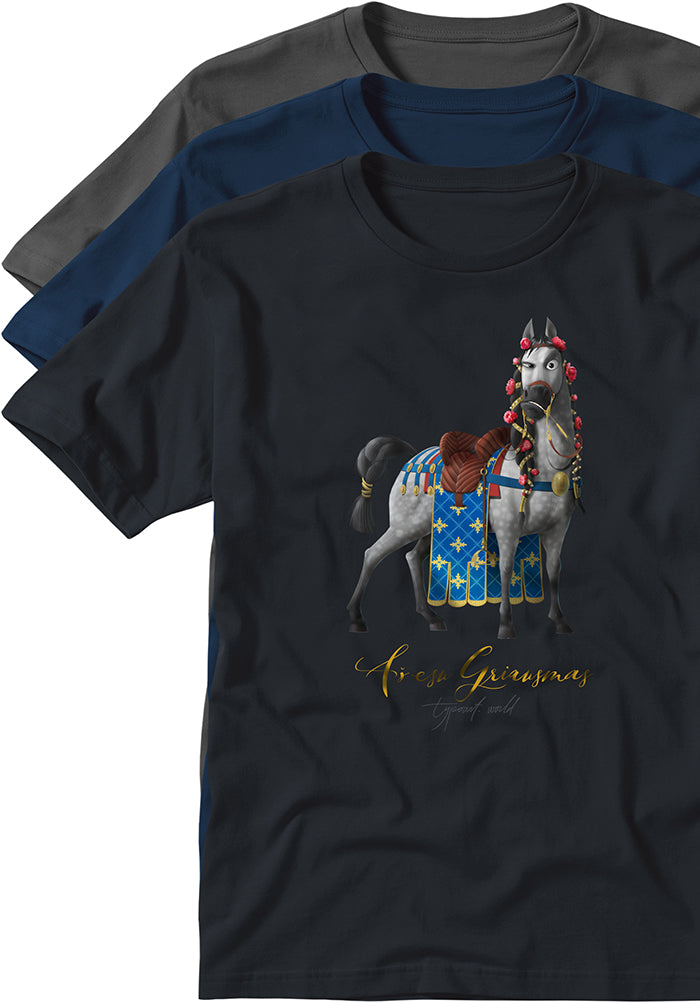 T-shirts Thunder Griausmas marškinėliai Žalgiris Grunwald TYPOART