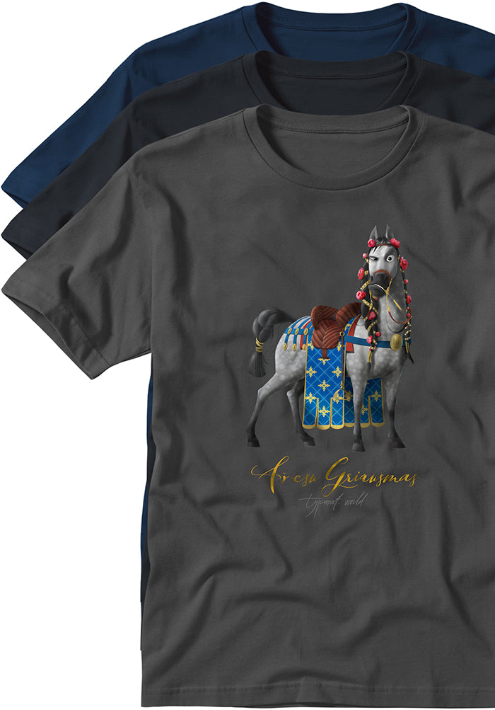 T-shirts Thunder Griausmas marškinėliai Žalgiris Grunwald TYPOART