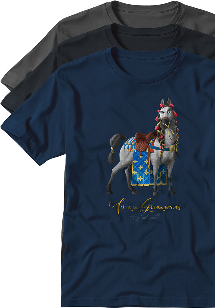 T-shirts Thunder Griausmas marškinėliai Žalgiris Grunwald TYPOART