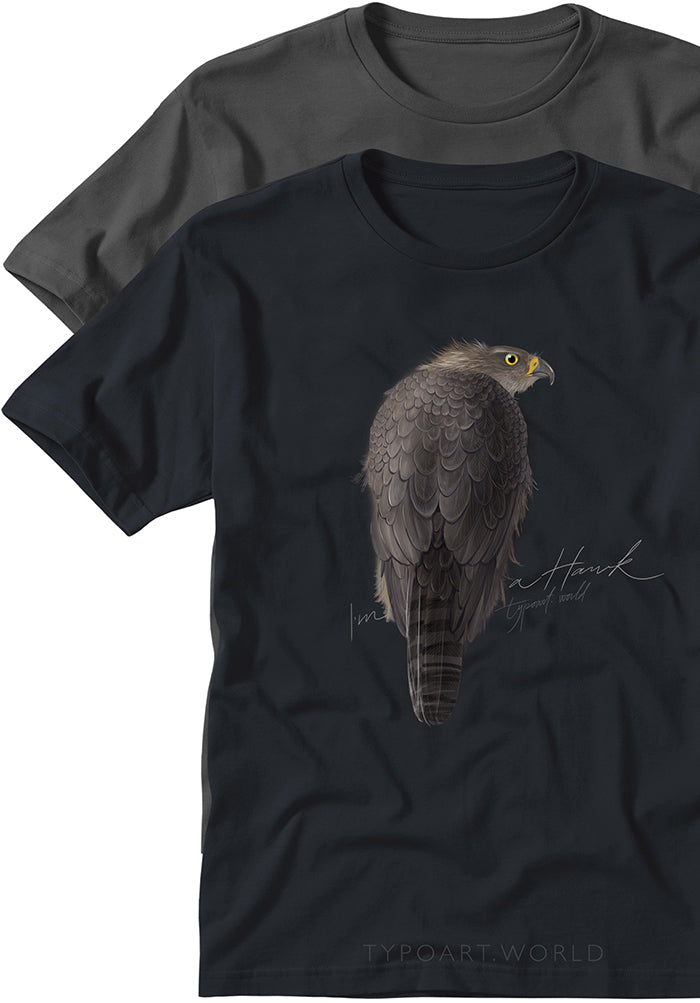 I am a Hawk T-shirts TYPOART