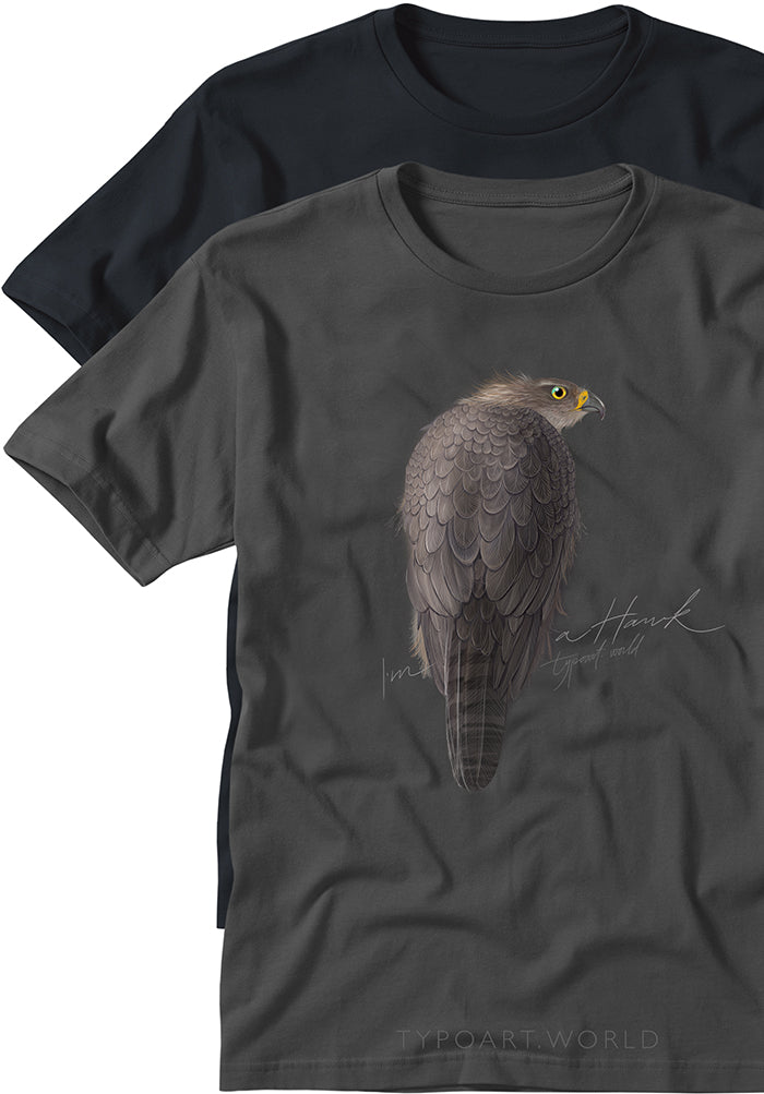 I am a Hawk T-shirts TYPOART