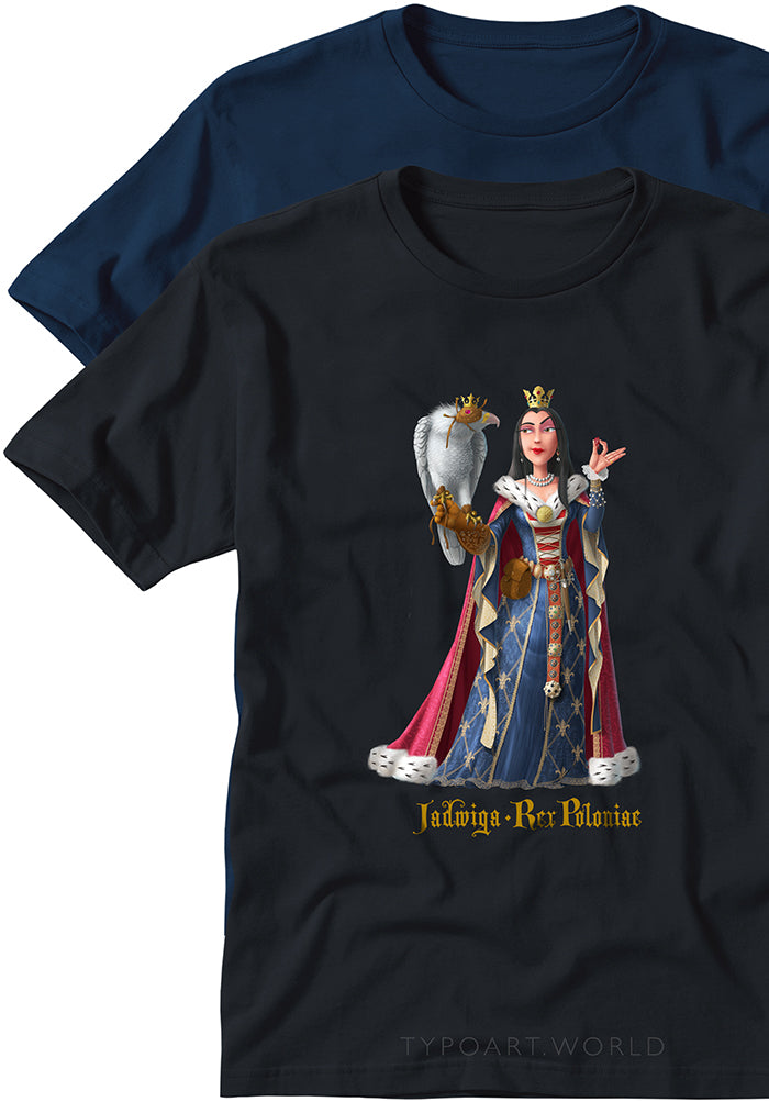 Jadwiga Rex Poloniae T-shirts TYPOART