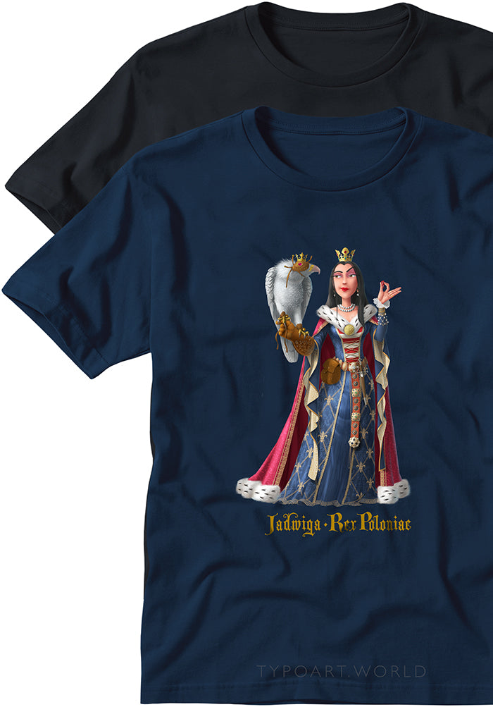 Jadwiga Rex Poloniae T-shirts TYPOART