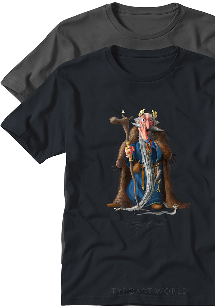 Chief priest TYPOART T-shirts