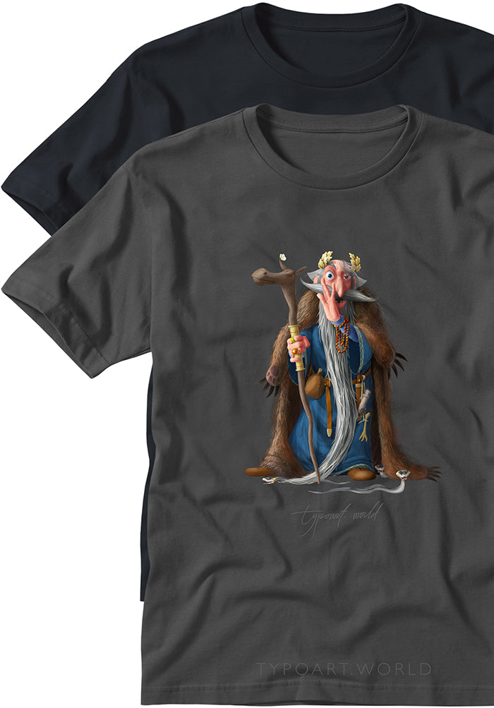 Chief priest TYPOART T-shirts